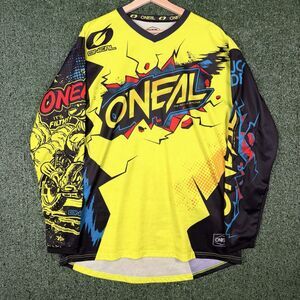 ONEAL Motocross ELEMENT Series Motorcycle Graphic Long Sleeve Shirt Size Men’sXL